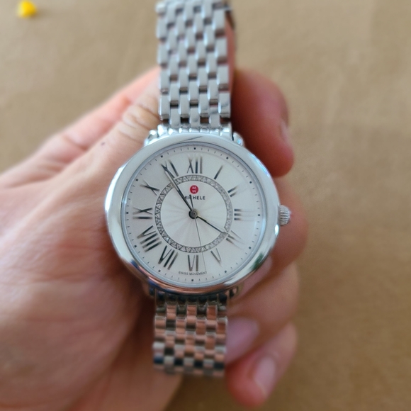 MICHELE Serein Quartz Diamond Silver Dial Ladies Watch MWW21B000147 - Picture 2 of 4